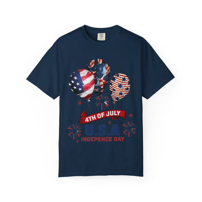 Patriotic 4th of July T-Shirt, Independence Day Tee, USA Shirt, Summer Celebration Top, Unisex Festive Apparel, Holiday