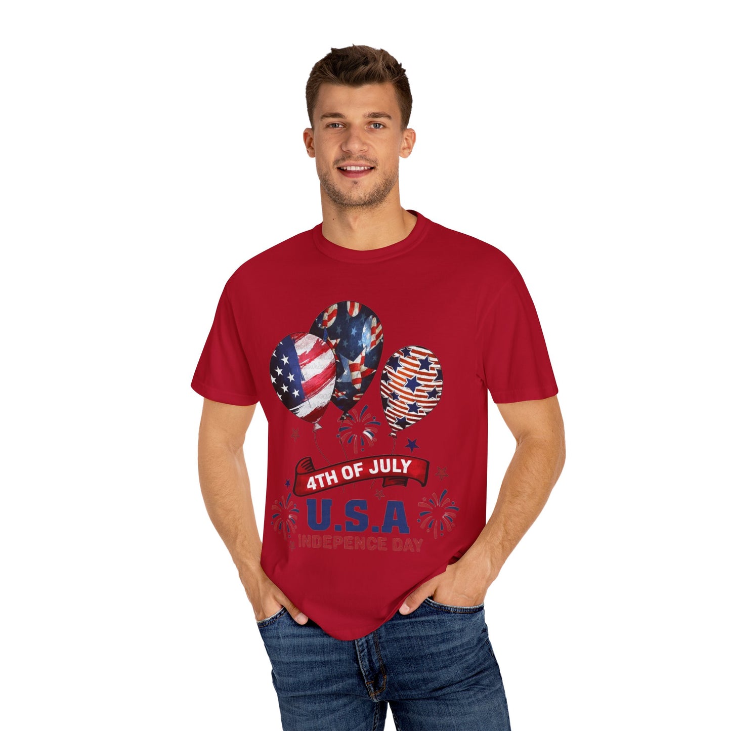 Patriotic 4th of July T-Shirt, Independence Day Tee, USA Shirt, Summer Celebration Top, Unisex Festive Apparel, Holiday