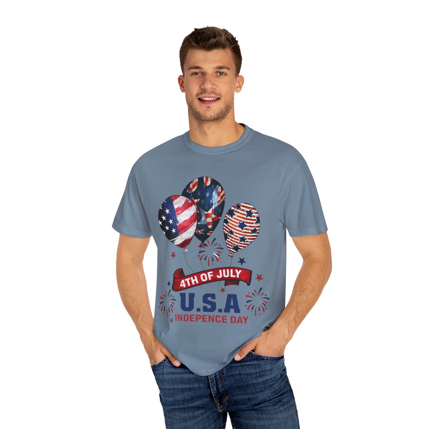 Patriotic 4th of July T-Shirt, Independence Day Tee, USA Shirt, Summer Celebration Top, Unisex Festive Apparel, Holiday