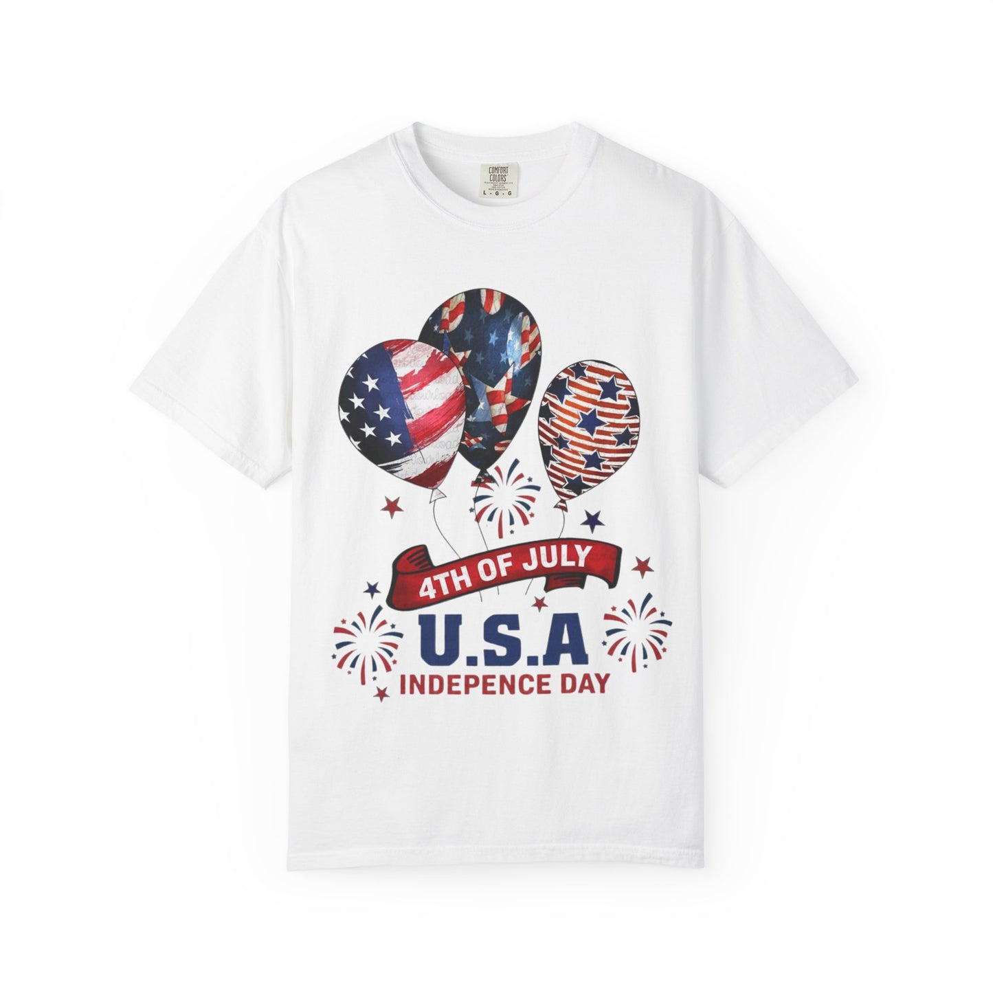 Patriotic 4th of July T-Shirt, Independence Day Tee, USA Shirt, Summer Celebration Top, Unisex Festive Apparel, Holiday