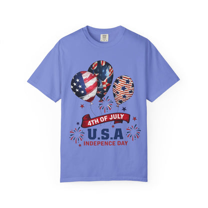 Patriotic 4th of July T-Shirt, Independence Day Tee, USA Shirt, Summer Celebration Top, Unisex Festive Apparel, Holiday