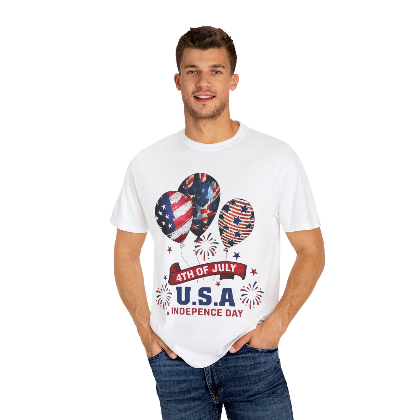 Patriotic 4th of July T-Shirt, Independence Day Tee, USA Shirt, Summer Celebration Top, Unisex Festive Apparel, Holiday