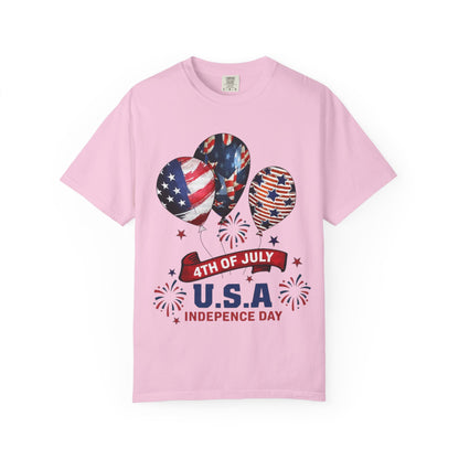 Patriotic 4th of July T-Shirt, Independence Day Tee, USA Shirt, Summer Celebration Top, Unisex Festive Apparel, Holiday