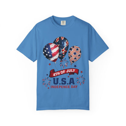 Patriotic 4th of July T-Shirt, Independence Day Tee, USA Shirt, Summer Celebration Top, Unisex Festive Apparel, Holiday