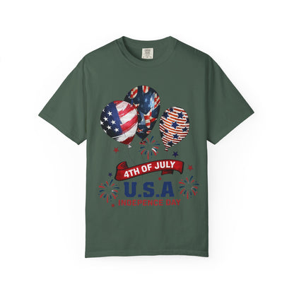 Patriotic 4th of July T-Shirt, Independence Day Tee, USA Shirt, Summer Celebration Top, Unisex Festive Apparel, Holiday