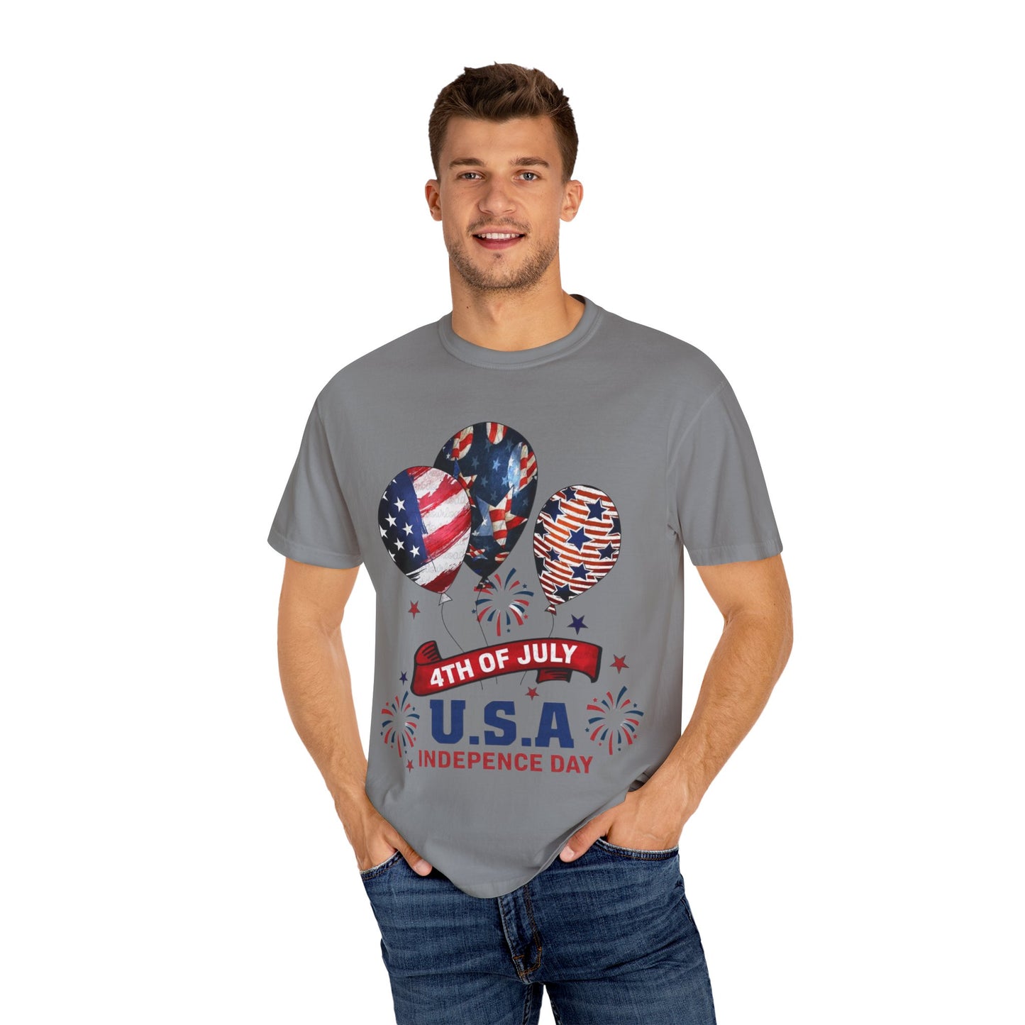 Patriotic 4th of July T-Shirt, Independence Day Tee, USA Shirt, Summer Celebration Top, Unisex Festive Apparel, Holiday