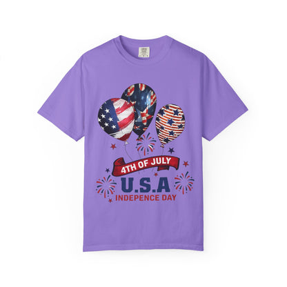 Patriotic 4th of July T-Shirt, Independence Day Tee, USA Shirt, Summer Celebration Top, Unisex Festive Apparel, Holiday