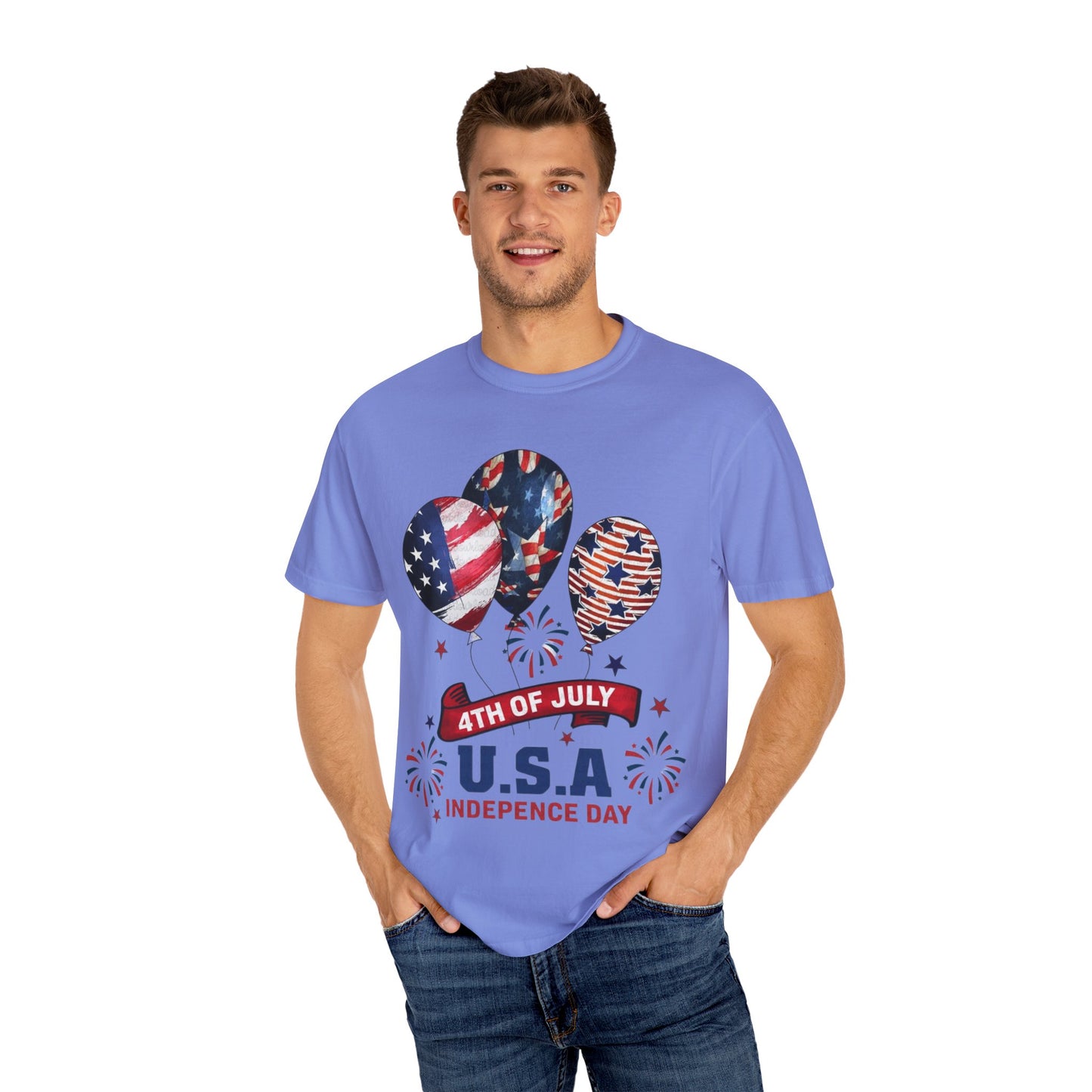 Patriotic 4th of July T-Shirt, Independence Day Tee, USA Shirt, Summer Celebration Top, Unisex Festive Apparel, Holiday