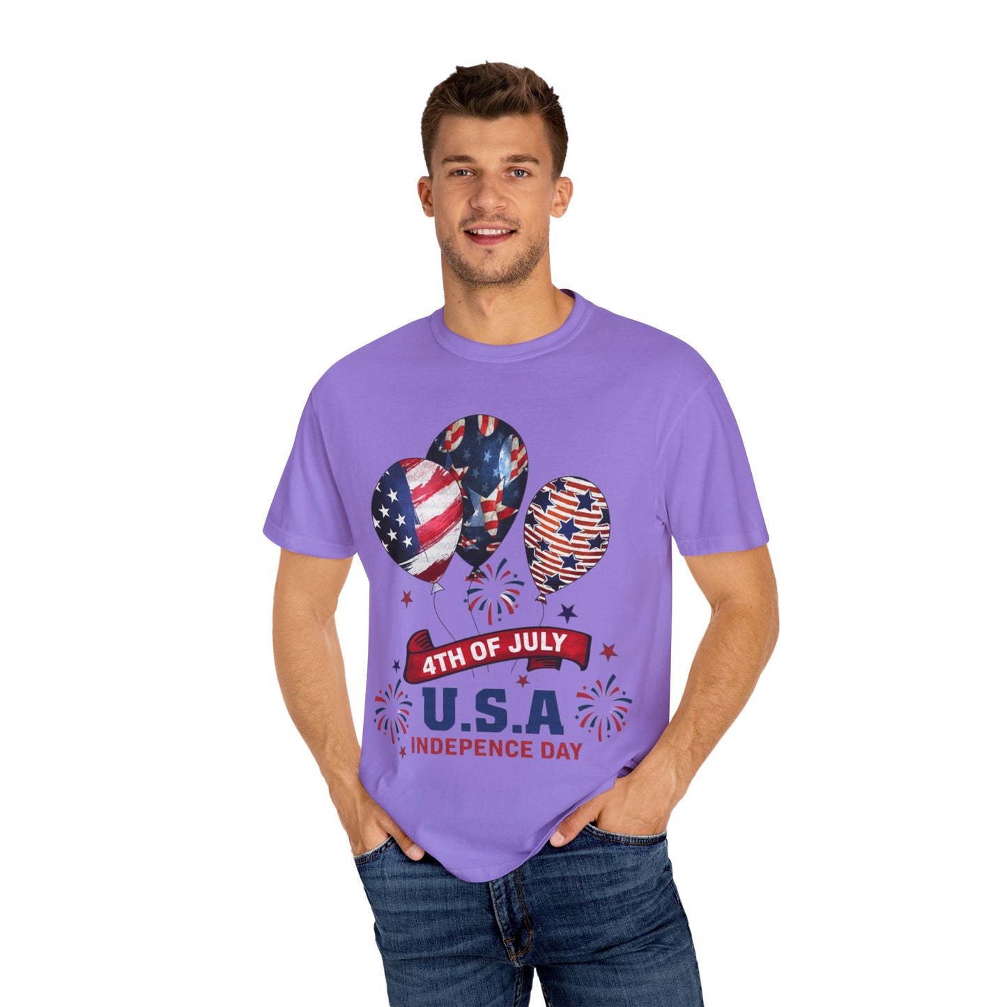 Patriotic 4th of July T-Shirt, Independence Day Tee, USA Shirt, Summer Celebration Top, Unisex Festive Apparel, Holiday