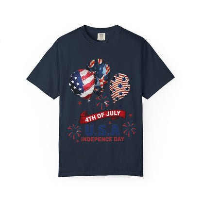 Patriotic 4th of July T-Shirt, Independence Day Tee, USA Shirt, Summer Celebration Top, Unisex Festive Apparel, Holiday