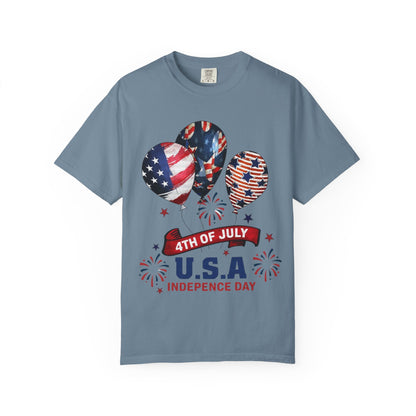 Patriotic 4th of July T-Shirt, Independence Day Tee, USA Shirt, Summer Celebration Top, Unisex Festive Apparel, Holiday