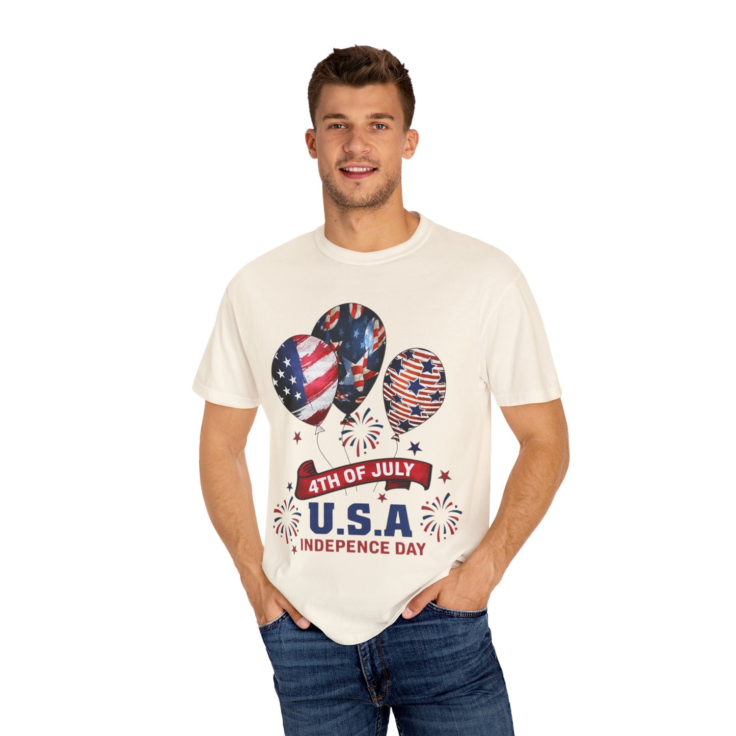 Patriotic 4th of July T-Shirt, Independence Day Tee, USA Shirt, Summer Celebration Top, Unisex Festive Apparel, Holiday
