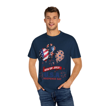 Patriotic 4th of July T-Shirt, Independence Day Tee, USA Shirt, Summer Celebration Top, Unisex Festive Apparel, Holiday