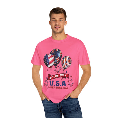 Patriotic 4th of July T-Shirt, Independence Day Tee, USA Shirt, Summer Celebration Top, Unisex Festive Apparel, Holiday