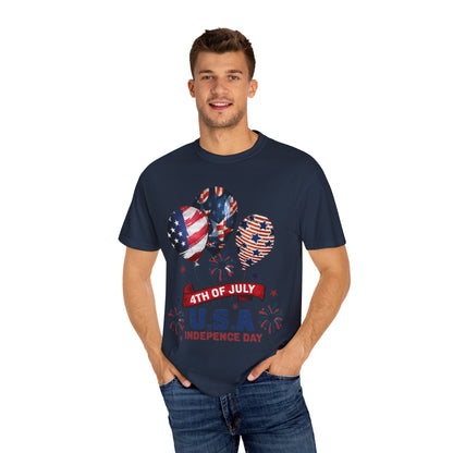 Patriotic 4th of July T-Shirt, Independence Day Tee, USA Shirt, Summer Celebration Top, Unisex Festive Apparel, Holiday