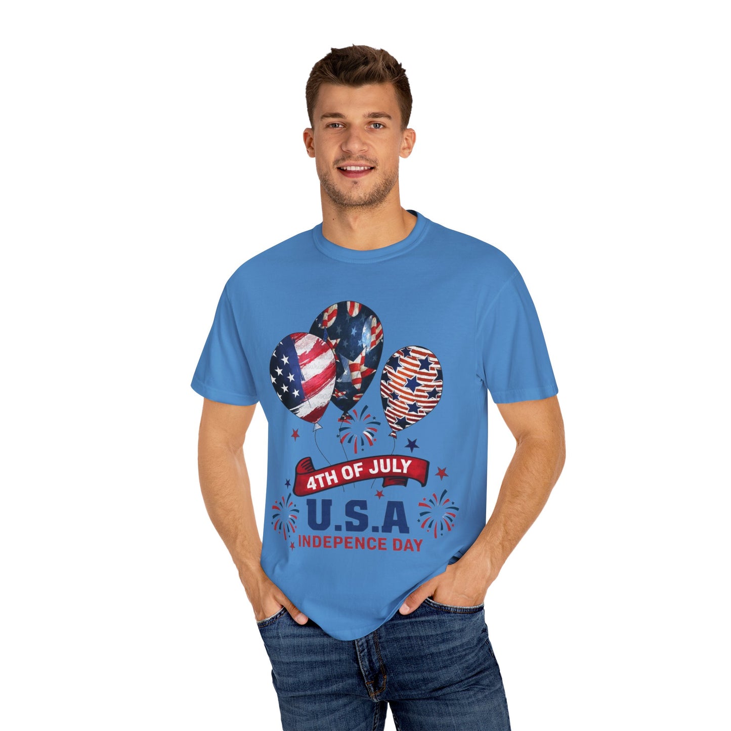 Patriotic 4th of July T-Shirt, Independence Day Tee, USA Shirt, Summer Celebration Top, Unisex Festive Apparel, Holiday