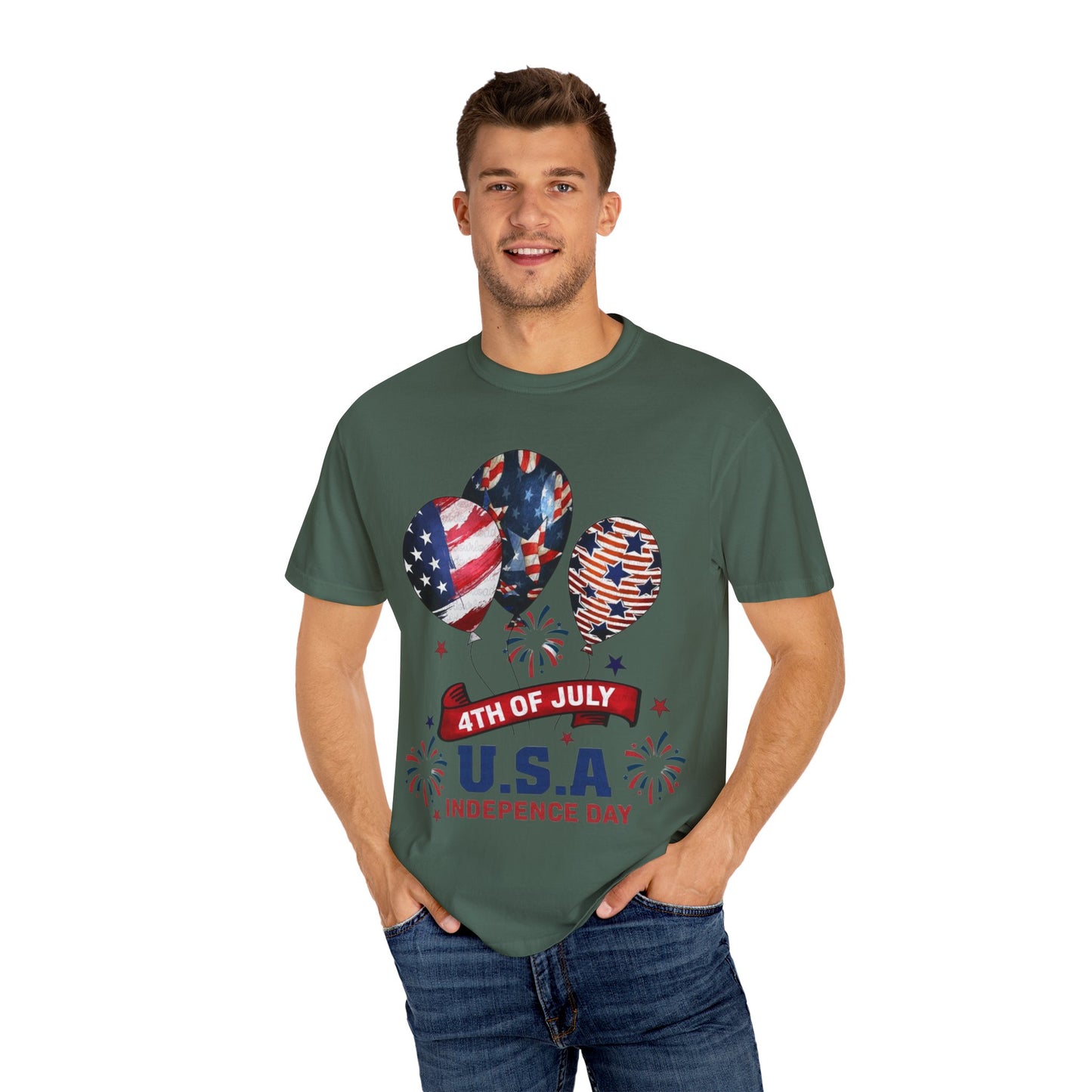 Patriotic 4th of July T-Shirt, Independence Day Tee, USA Shirt, Summer Celebration Top, Unisex Festive Apparel, Holiday